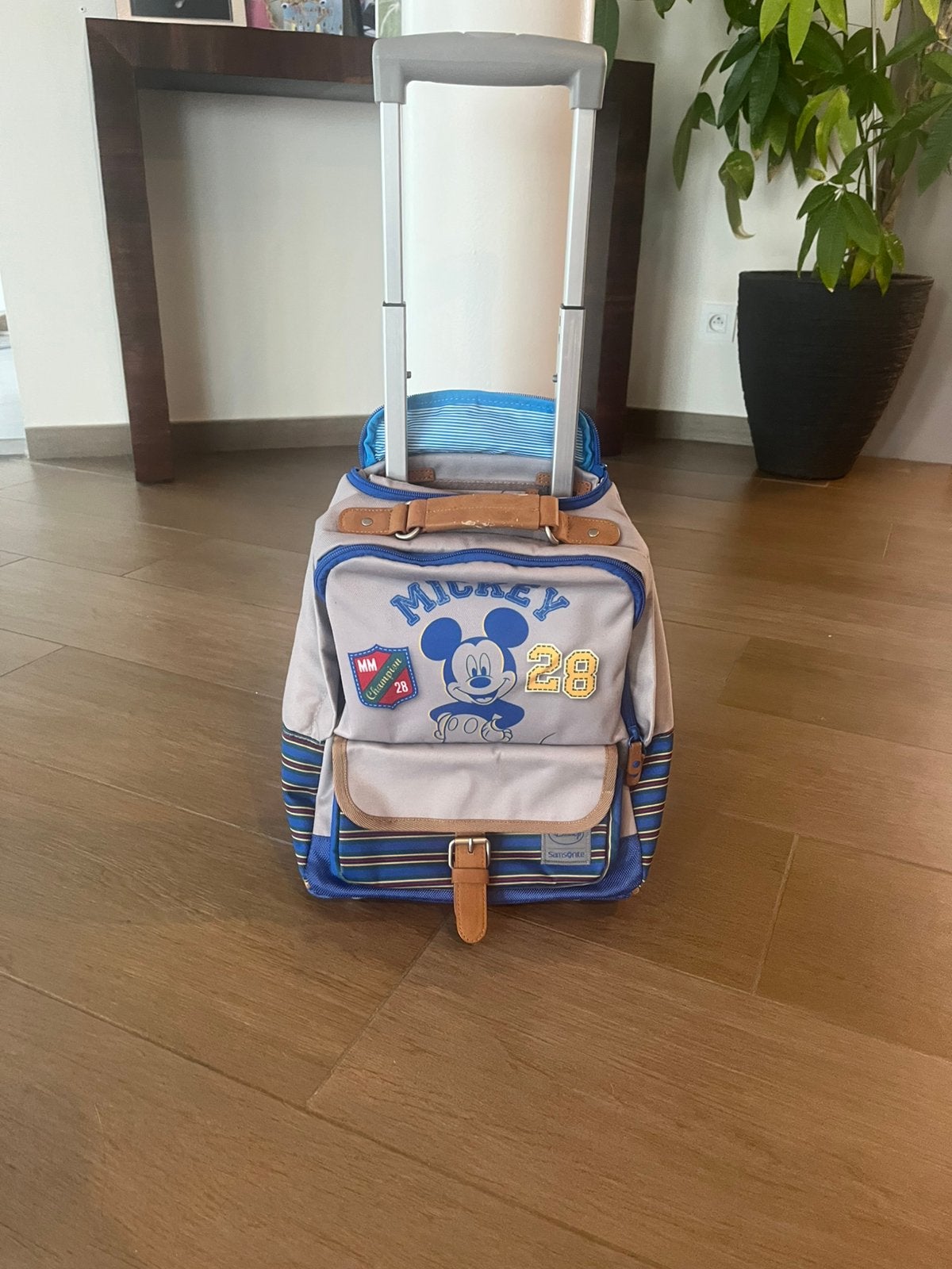 Trolley Samsonite Mickey Mouse, Handtassen en Accessoires, Koffers, Gebruikt, Minder dan 50 cm, Ophalen of Verzenden, Minder dan 35 cm