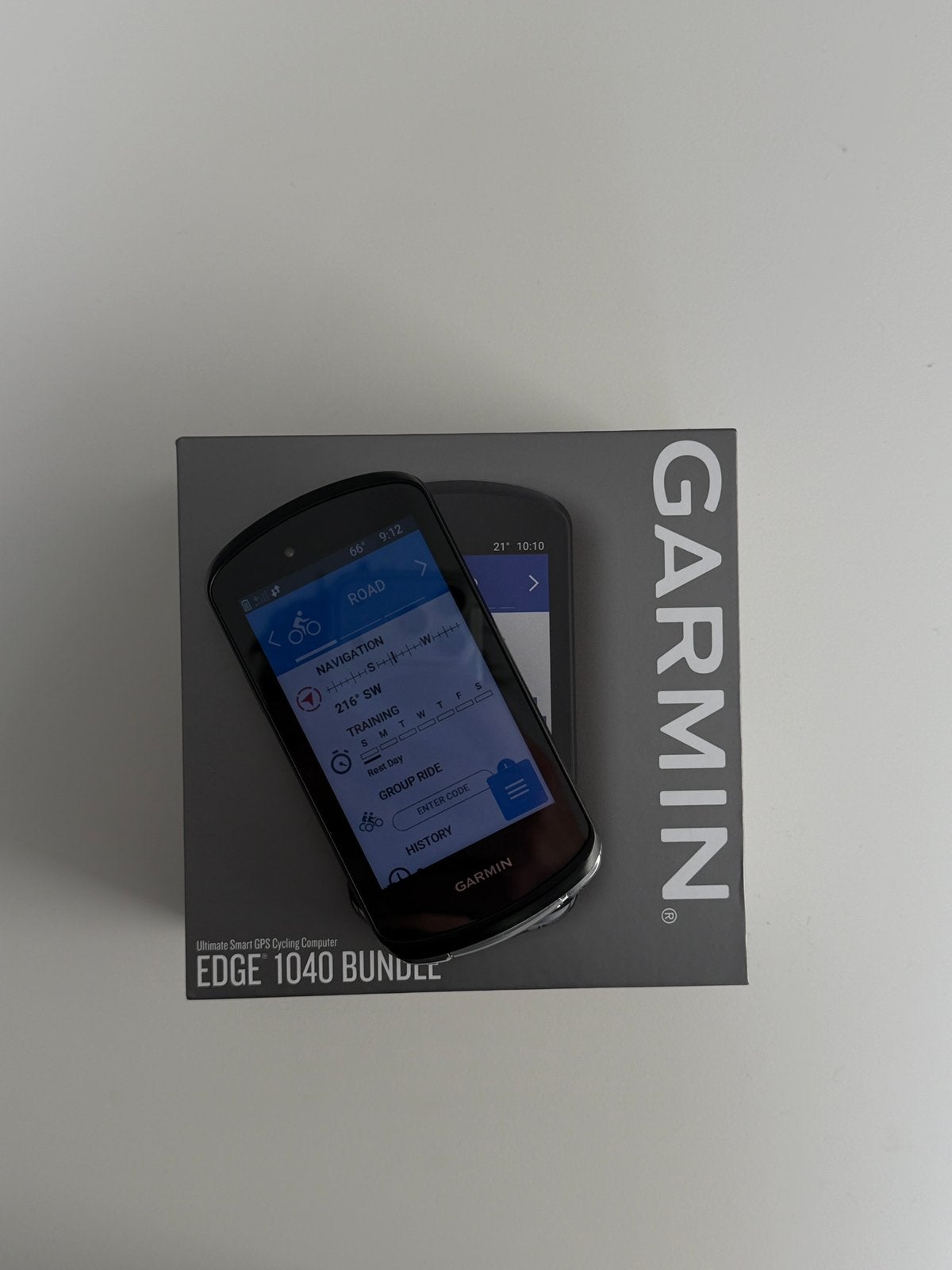 Garmin edge 1040, Ophalen, Zo goed als nieuw