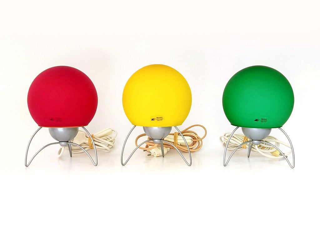 ensemble de lampes de table « Isotta », Murano Italie, Enlèvement ou Envoi, Maison et Meubles