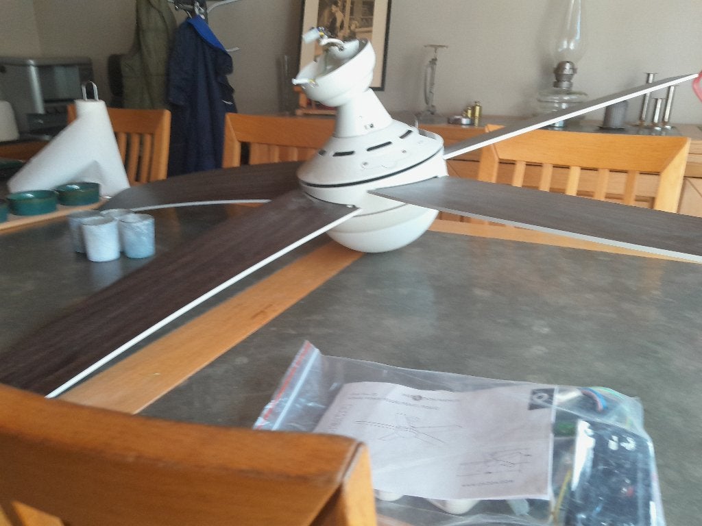 ventilateur, Electroménager, Enlèvement, Ventilateur avec télécommande, Comme neuf, Ventilateur de plafond