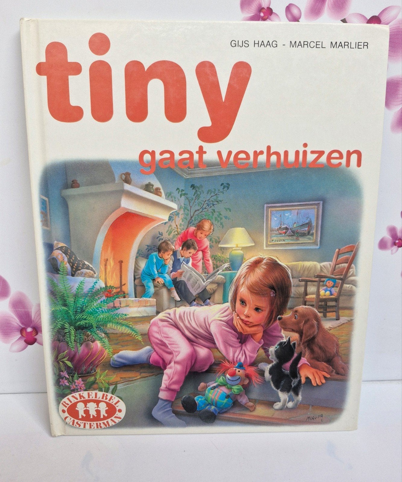 🧡 Boek:  Tiny gaat verhuizen, Gijs Haag - Marcel Marlier, Ophalen of Verzenden, Zo goed als nieuw, Sprookjes
