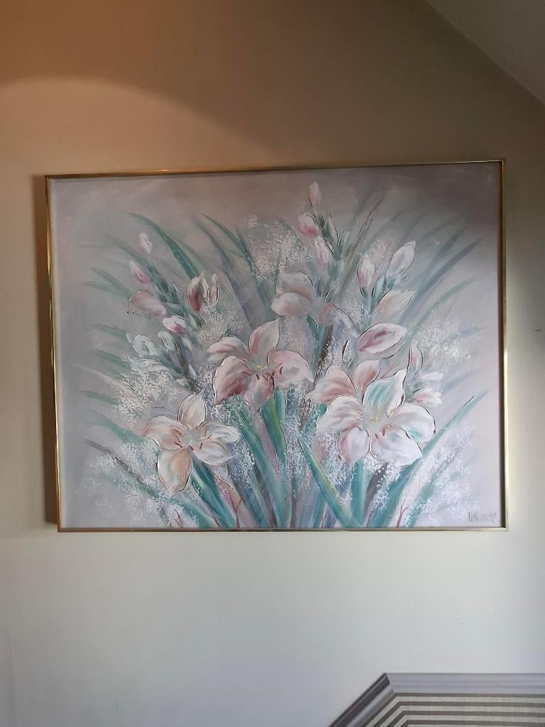 Olieverfschilderij Lee Reynolds, Antiek en Kunst, Kunst | Schilderijen | Klassiek, Ophalen