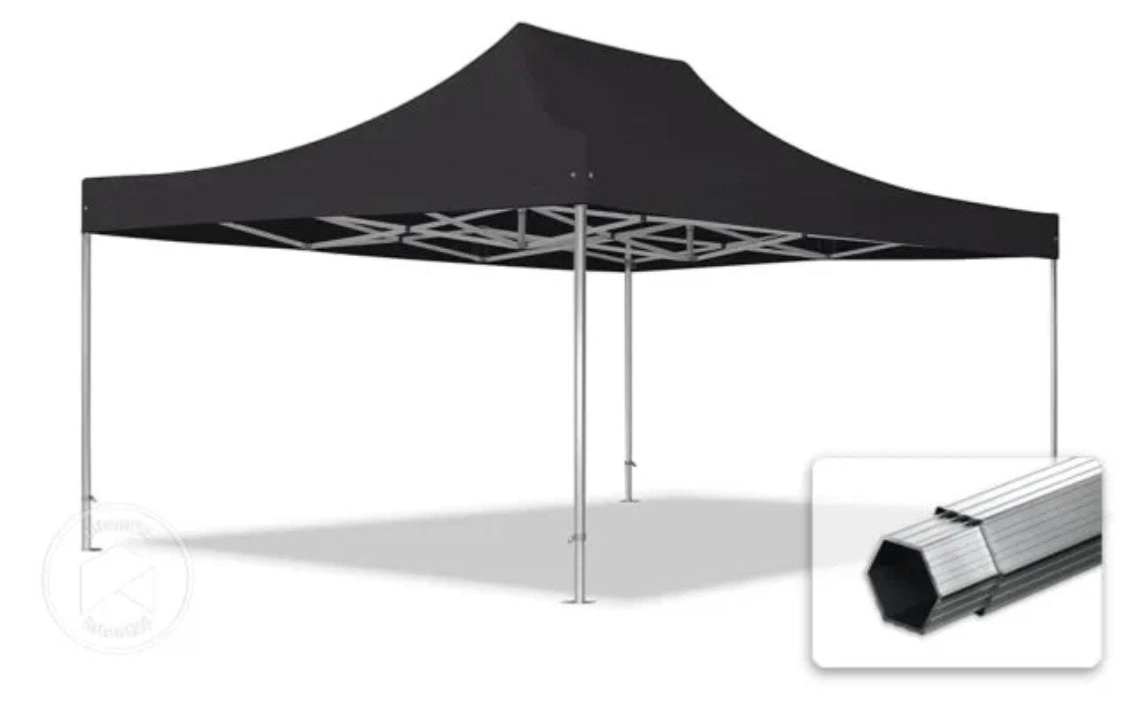 Tonnelle 4 x 6 Noire professionnel, Ophalen