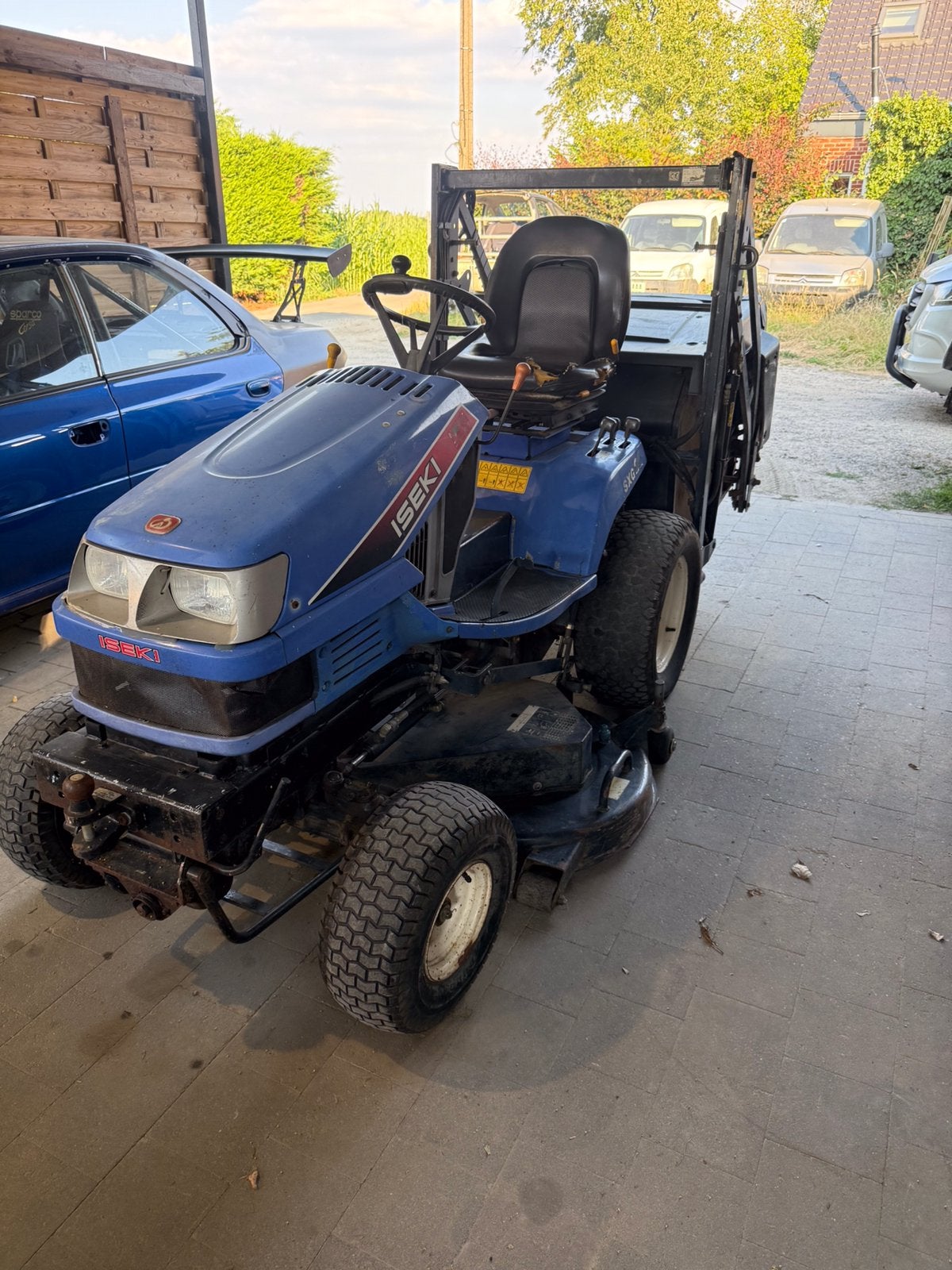 Chargeur élévateur Iseki à vendre, SXG22, tout fonctionne, Jardin & Terrasse, Tondeuses autoportées, Enlèvement, Utilisé, Démarrage électrique