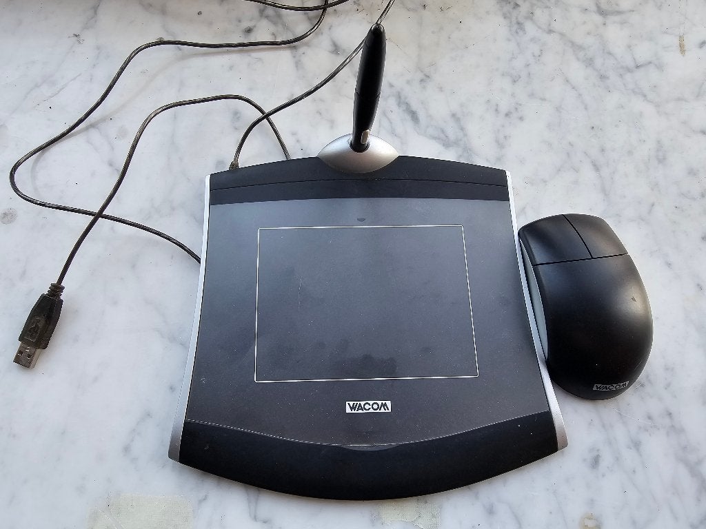 Wacom Graphire FT-0405-U tekentablet – pen + muis, Computers en Software, Tekentablets, Ophalen of Verzenden, Gebruikt, Bedraad