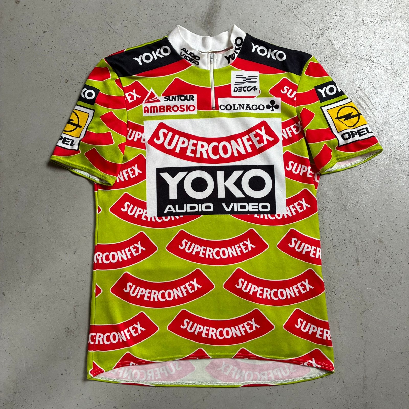 Superconfex-YOKO 1989 wielertrui koerstrui, Ophalen of Verzenden, Zo goed als nieuw, XL