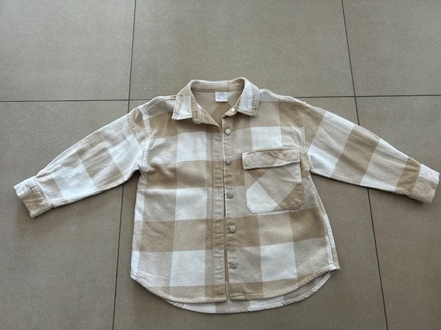 Overhemd Zara maat 128, Meisje, Overhemd of Blouse, Ophalen of Verzenden, Zo goed als nieuw