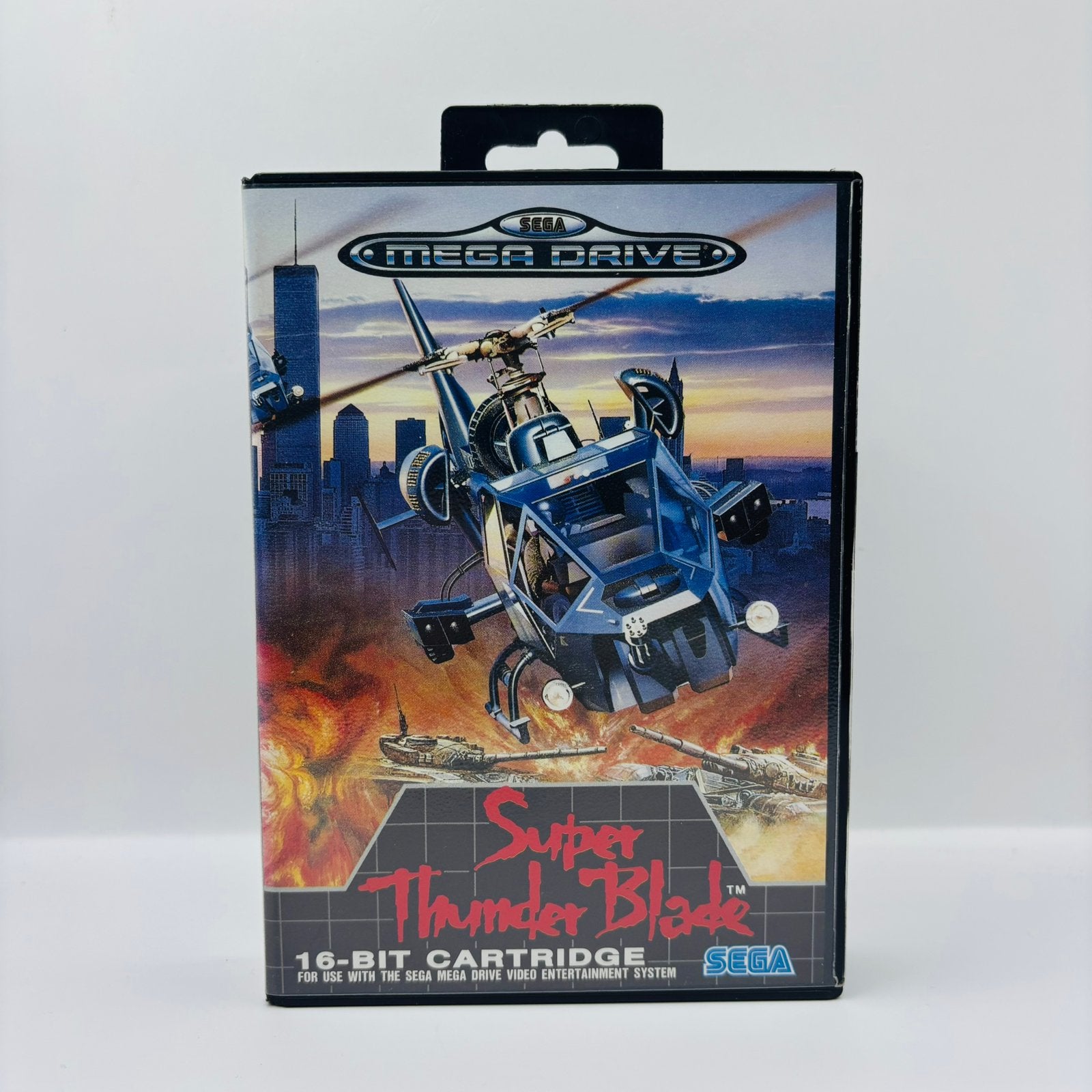 Super Thunder Blade Sega Mega Drive, Games en Spelcomputers, Shooter, Ophalen of Verzenden, Zo goed als nieuw, Mega Drive