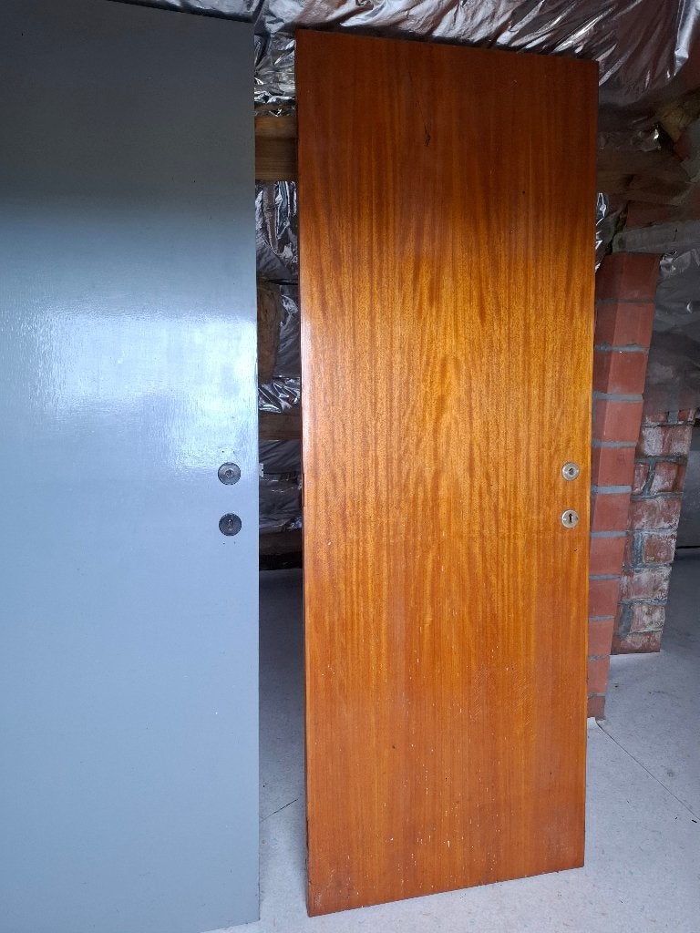3 binnendeuren 1 met kader, gratis, Doe-het-zelf en Bouw, Ophalen, Gebruikt, 80 tot 100 cm, Binnendeur