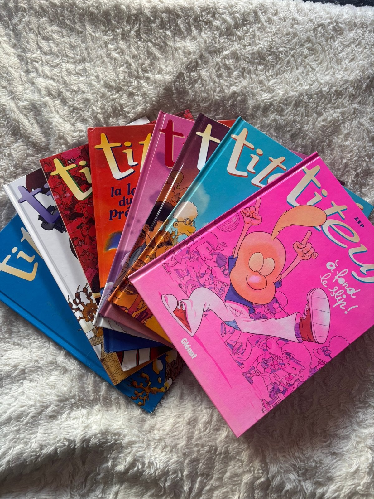 Lot de 8 BD Titeuf : Tomes 4, 5, 8, 9, 10, 11, 14, 15, Enlèvement ou Envoi, Comme neuf