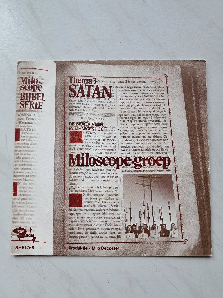 Group Miloscope / Mana : Satan / Die Vrijdag (7"), Ophalen of Verzenden