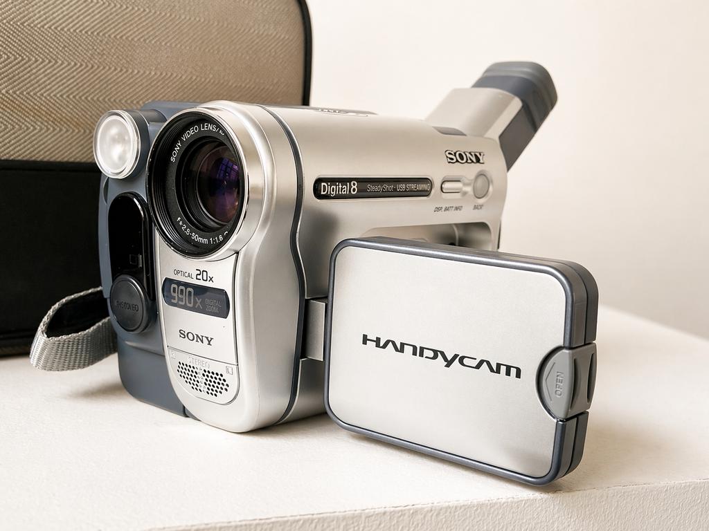 Sony digital 8 - DCR-TRV255e, TV, Hi-fi & Vidéo, Caméscopes numériques, Comme neuf, Caméra, Autres types, Sony, 20x ou plus, Microphone externe