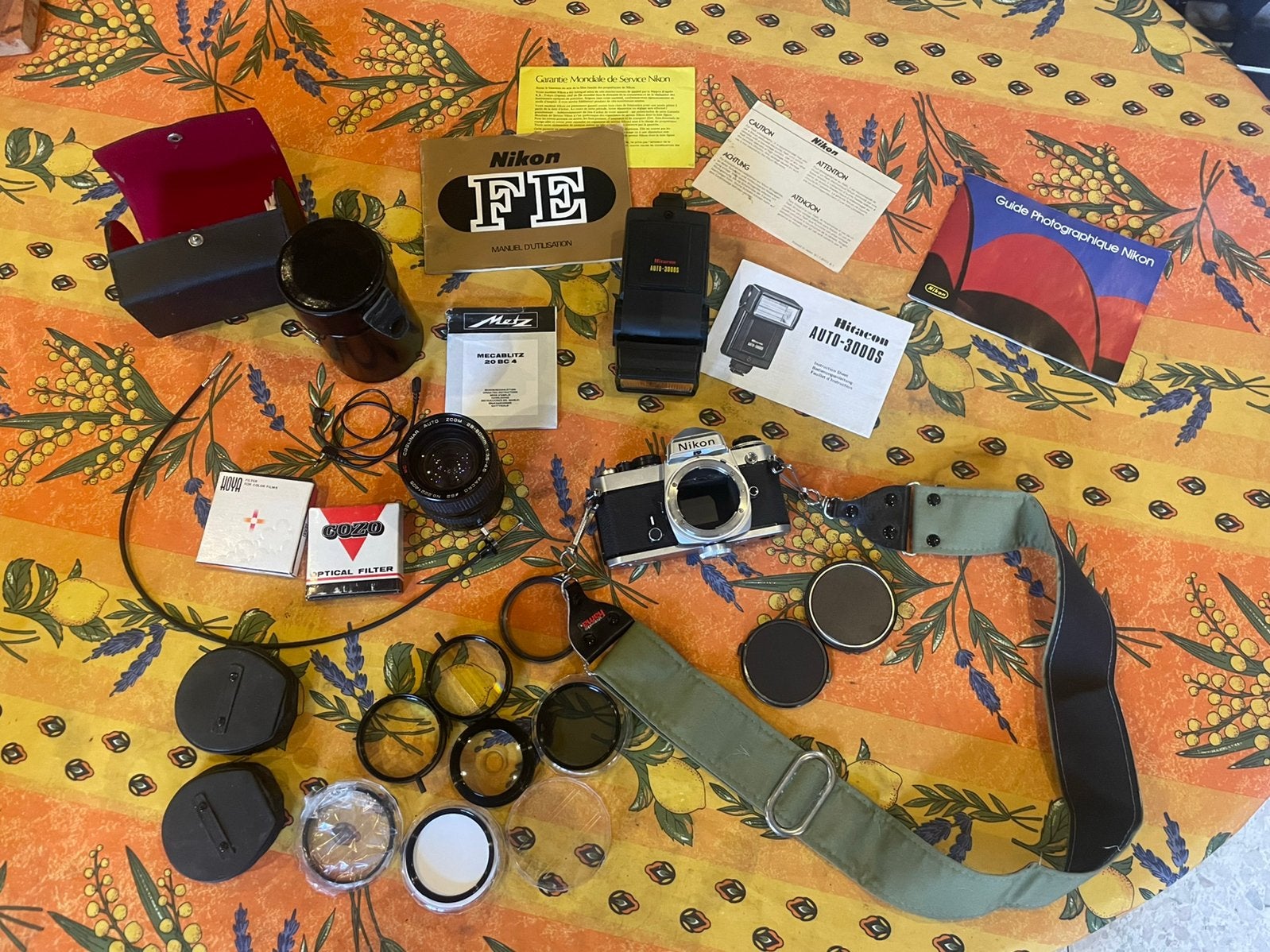 Appareil photos complet nikon ancien, TV, Hi-fi & Vidéo, Enlèvement, Comme neuf, Nikon