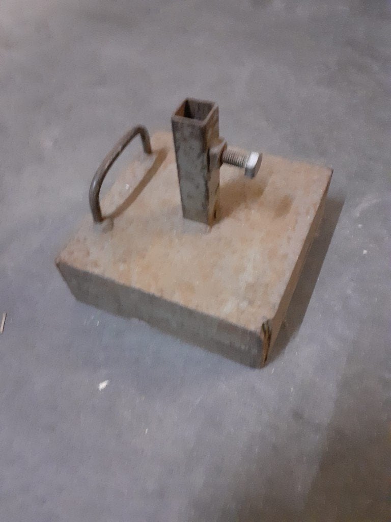 Gewichtblok 15kg, Ophalen, Gebruikt, Parasolvoet