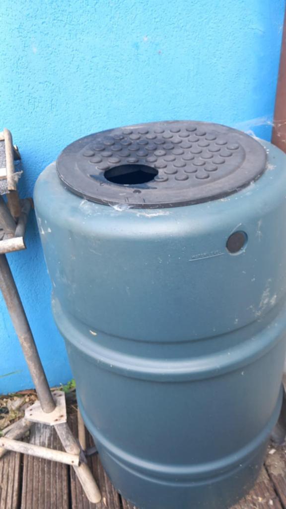 Regenton met deksel, Tuin en Terras, Ophalen, Kunststof, Met kraantje, 150 liter of meer