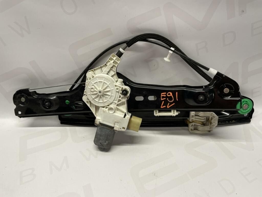 Raammechanisme linksvoor BMW E90/ E91 7060265, -, Utilisé, -, Enlèvement ou Envoi