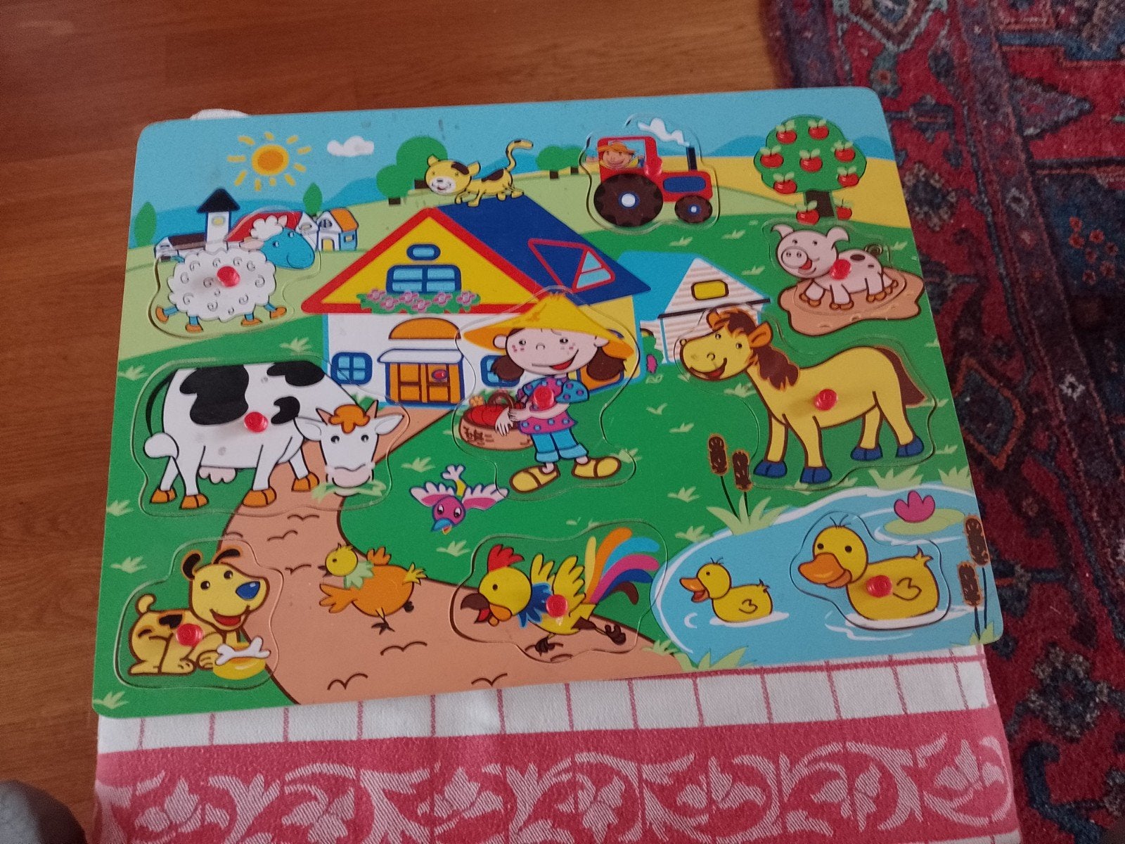 houten puzzel boerderij, Enlèvement ou Envoi