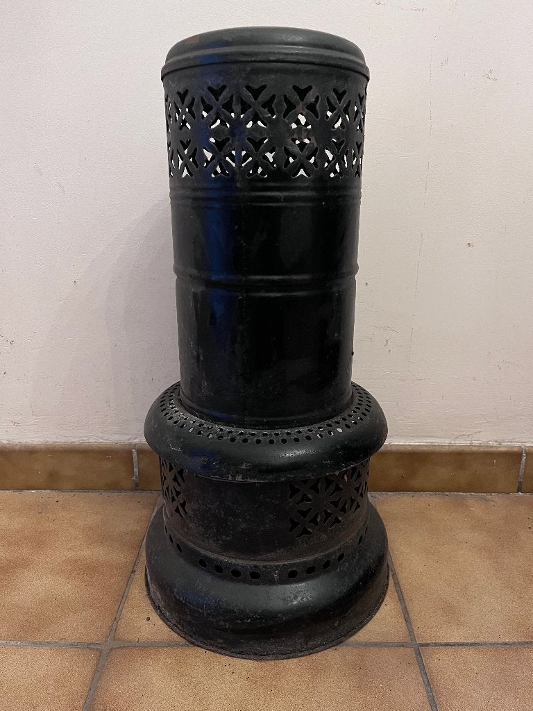 Antieke petroleumkachel Valor 525-T - Industrieel decor, Ophalen, Gebruikt, Overige brandstoffen, Petroleumkachel