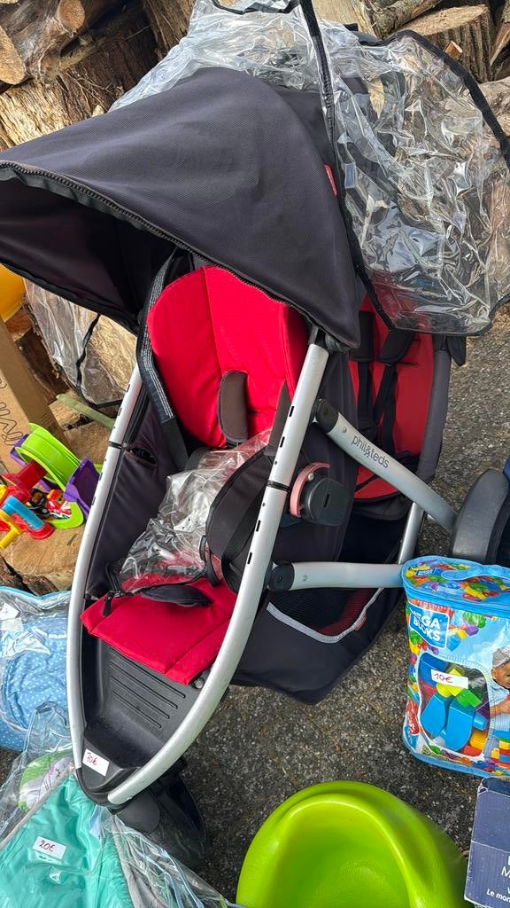 Dubbele buggy phil&teds, Ophalen, Gebruikt, Overige merken, Duomodel