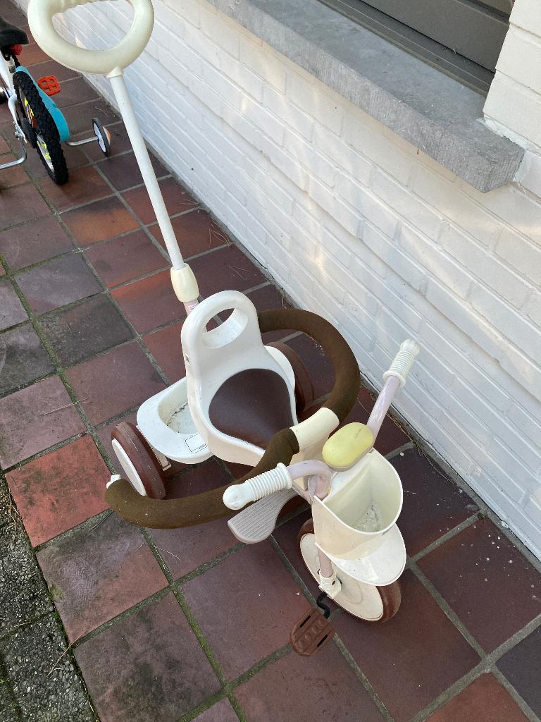 Baby fiets met hendelstuur iimo driewieler, Enlèvement ou Envoi, Utilisé, Iimo, Tige de poussée