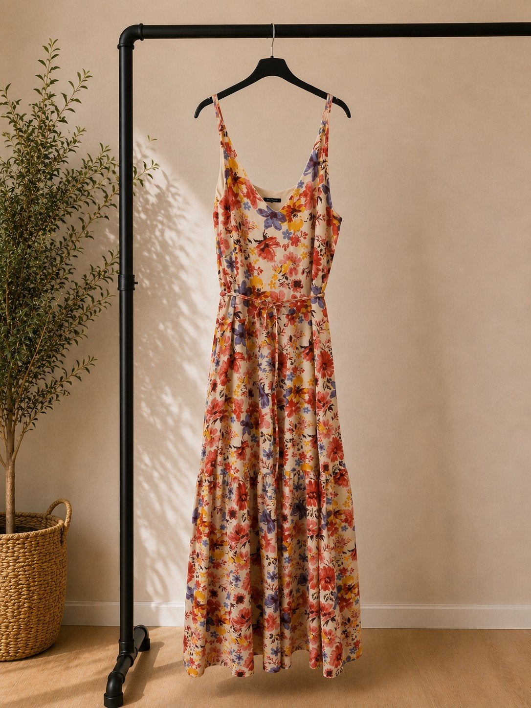 Robe d'été à fleurs, taille M, Taille 38/40 (M), Only, Enlèvement ou Envoi, Comme neuf