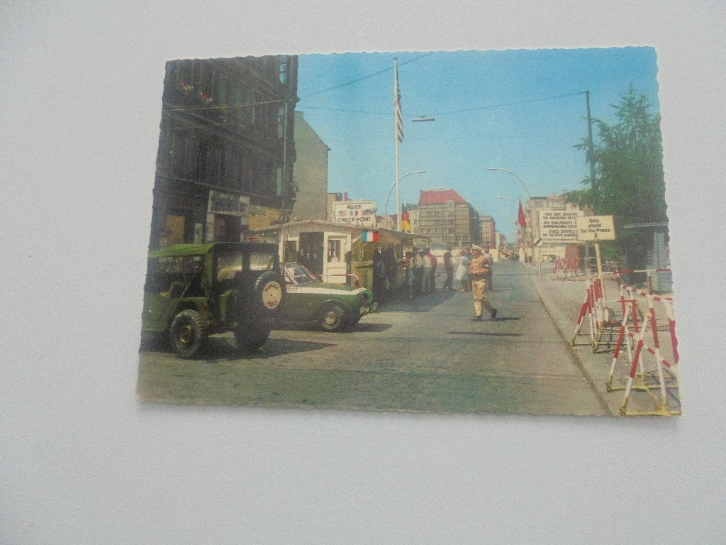 berlijn -checkpoint charlie, Enlèvement ou Envoi, 1940 à 1960, Affranchie, Autres thèmes