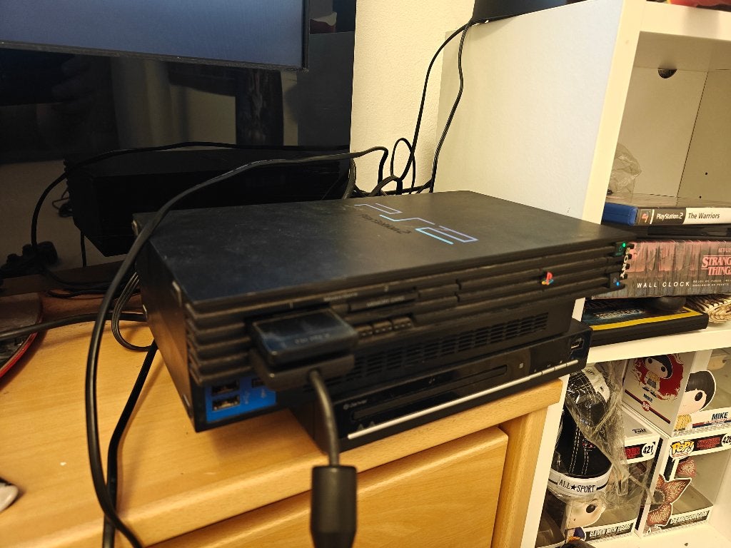 Playstation 2 phat, Games en Spelcomputers, Spelcomputers | Sony PlayStation 2, Ophalen, Gebruikt, Met 1 controller, Phat