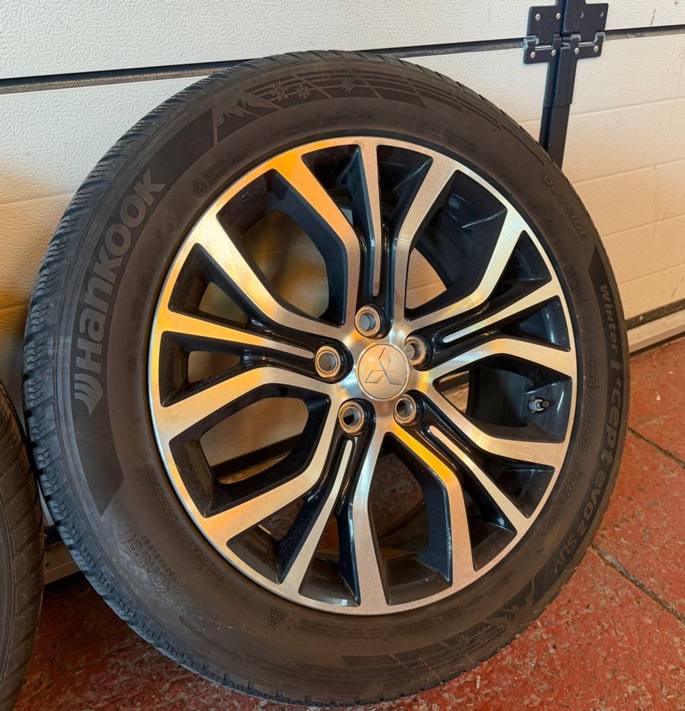 Jantes avec pneus pour mitsubishi outlander,ASX,Eclipse, Ophalen, 18 inch, Banden en Velgen, Nieuw
