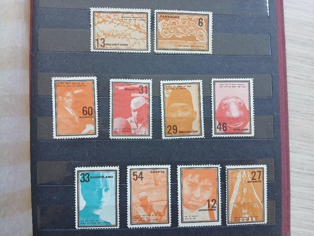 Lotje sluitzegels NL / USA / ..., Verzenden, Postfris