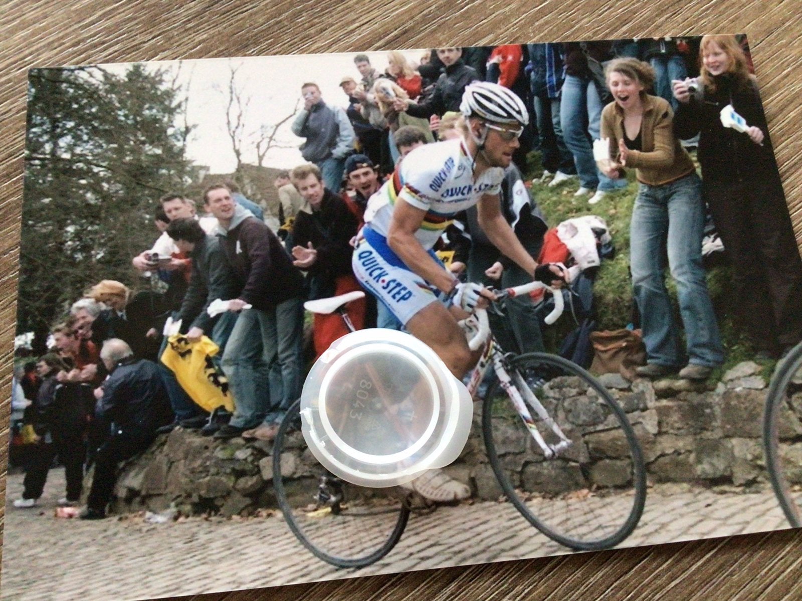 Wielerfoto tom boonen, Ophalen of Verzenden
