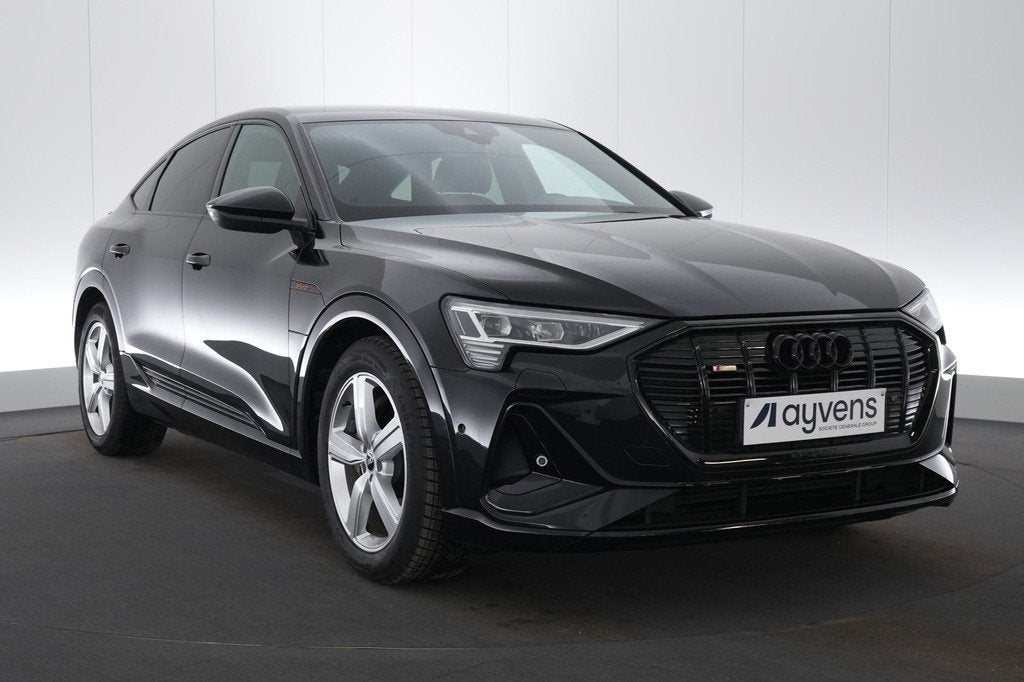 (2CXA584) AUDI E-TRON SPORTBACK, Auto's, Audi, Automaat, Lederen bekleding, 230 kW, Gebruikt