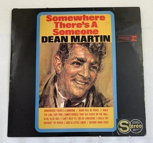 Dean Martin Somewhere There's A Someone LP 1966 Reprise, Cd's en Dvd's, LP, Zo goed als nieuw, 12 inch, Verzenden