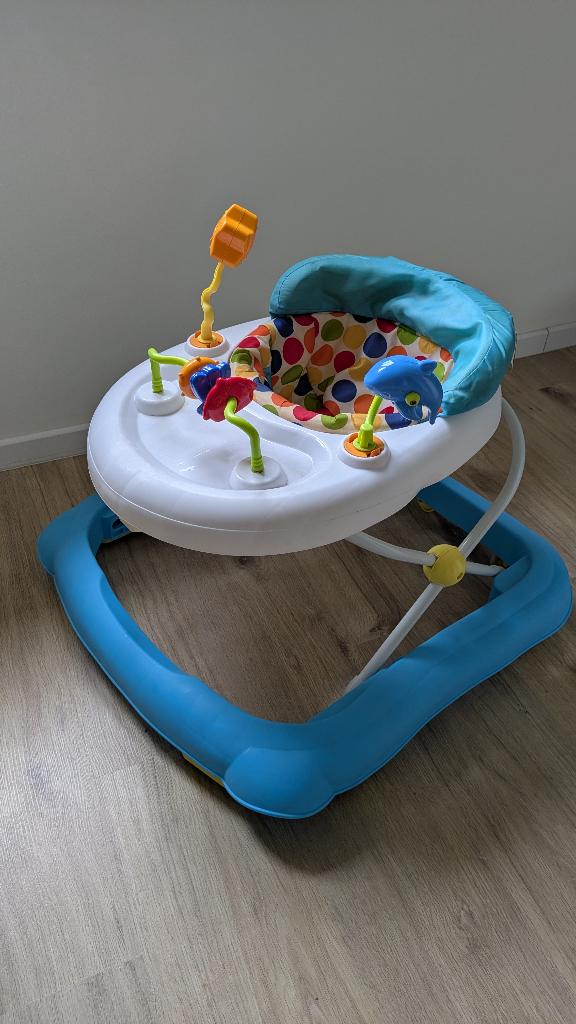 Cabino Inklapbare Loopstoel Met Speelset Blauw, Kinderen en Baby's, Speelgoed | Babyspeelgoed, Ophalen, Gebruikt, Auto, Met wieltjes