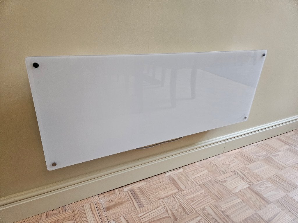 stijlvolle glazen elektrische verwarming met WiFi, Doe-het-zelf en Bouw, Verwarming en Radiatoren, Ophalen, 30 tot 80 cm, Radiator