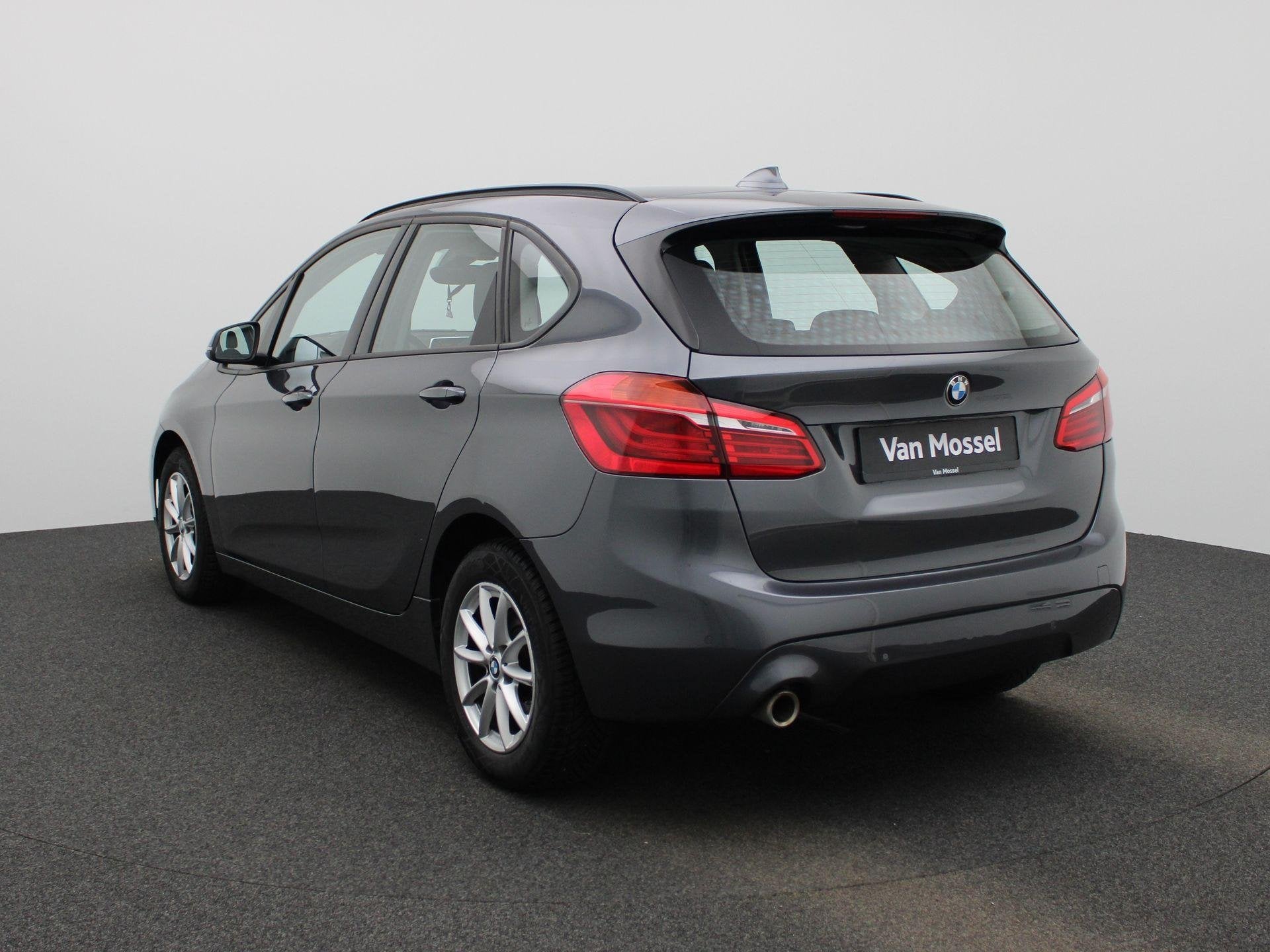 BMW 2 Reeks Active Tourer 218i Leer | LMV | Automaat | Cruis, Auto's, BMW, Zwart, 136 pk, Bedrijf, 3 cilinders