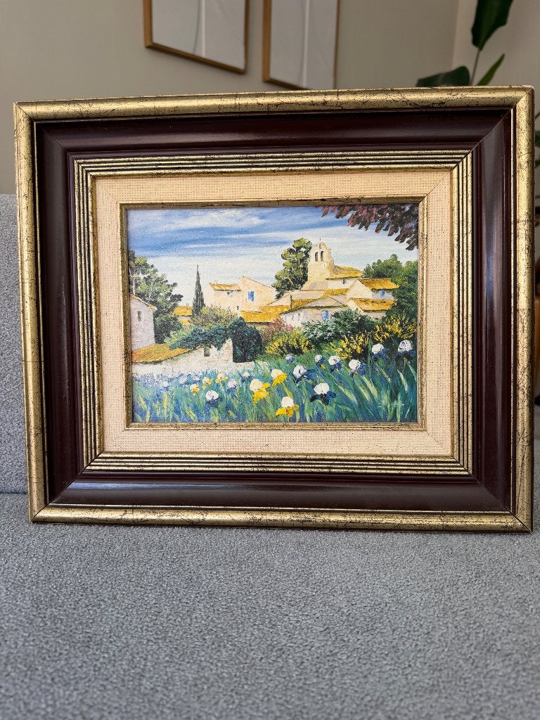 olieverf op doek Schilderij 4 stuk, Antiek en Kunst, Kunst | Schilderijen | Klassiek, Ophalen, Olieverf, Doek