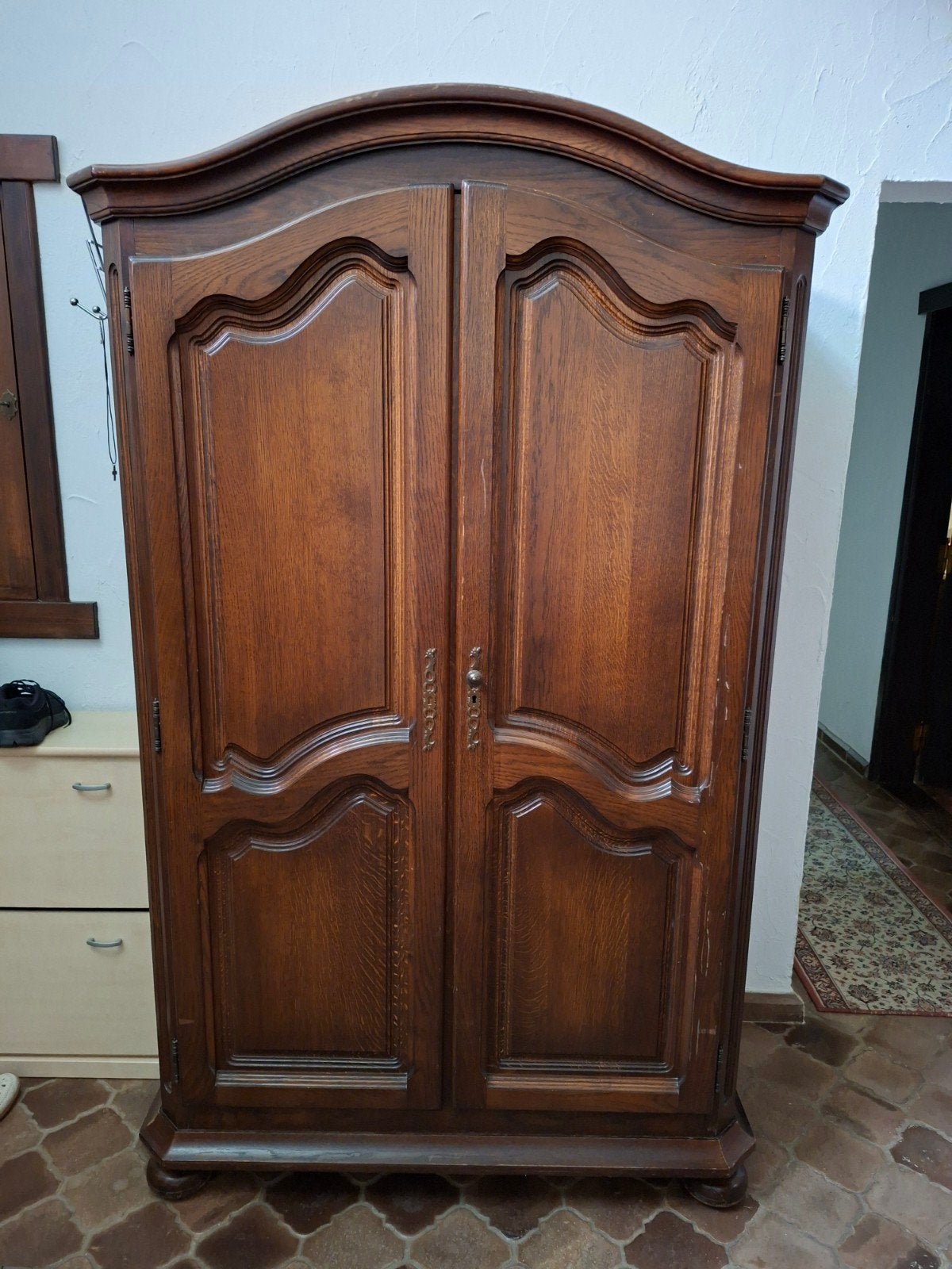 Meuble d'entrée, meuble ancien mais toujours comme neuf, 1m2, Enlèvement