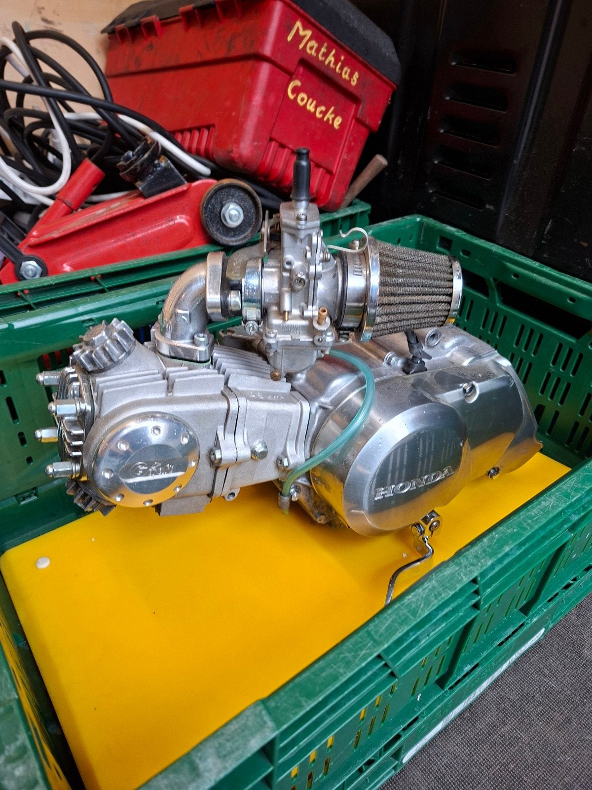 Honda GB4 110 cc motorblok, Enlèvement, Bloc
