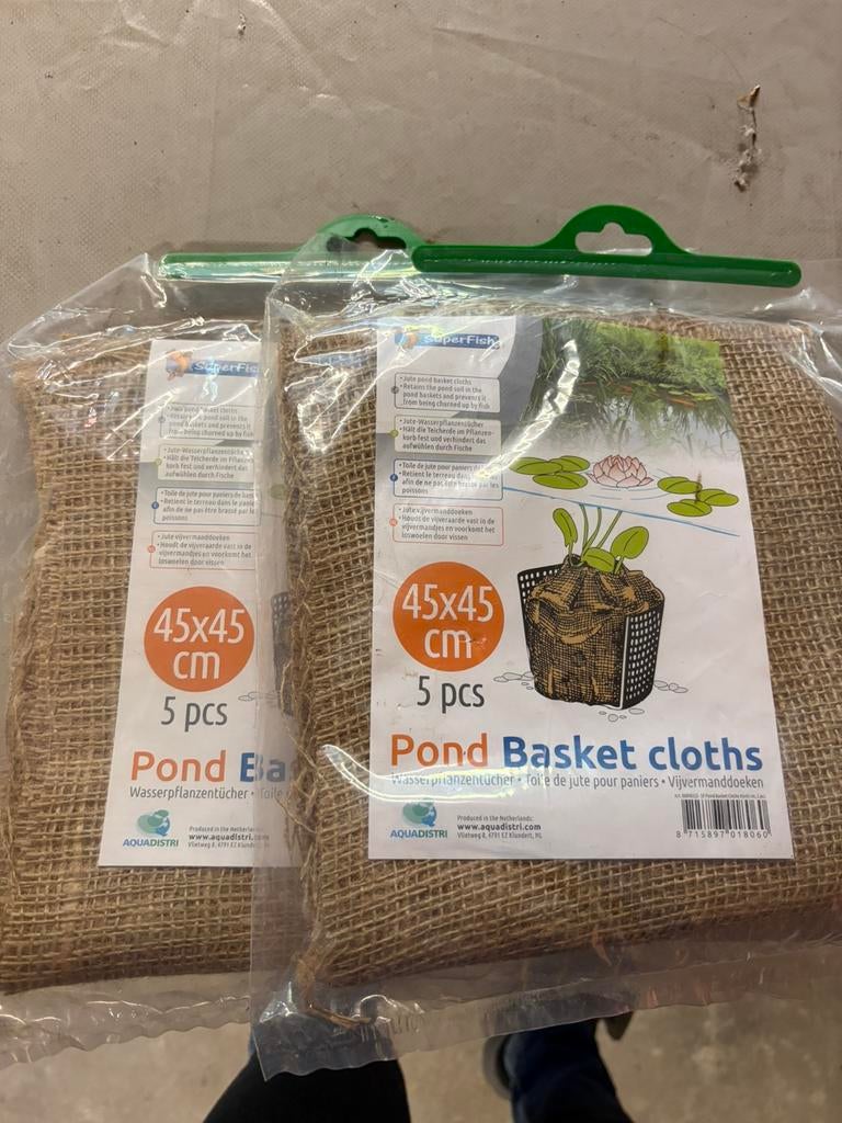 Pond basket cloths, Animaux & Accessoires, Poissons | Aquariums & Accessoires, Neuf, Plantes incluses, Plante(s), Pierre ou Bois