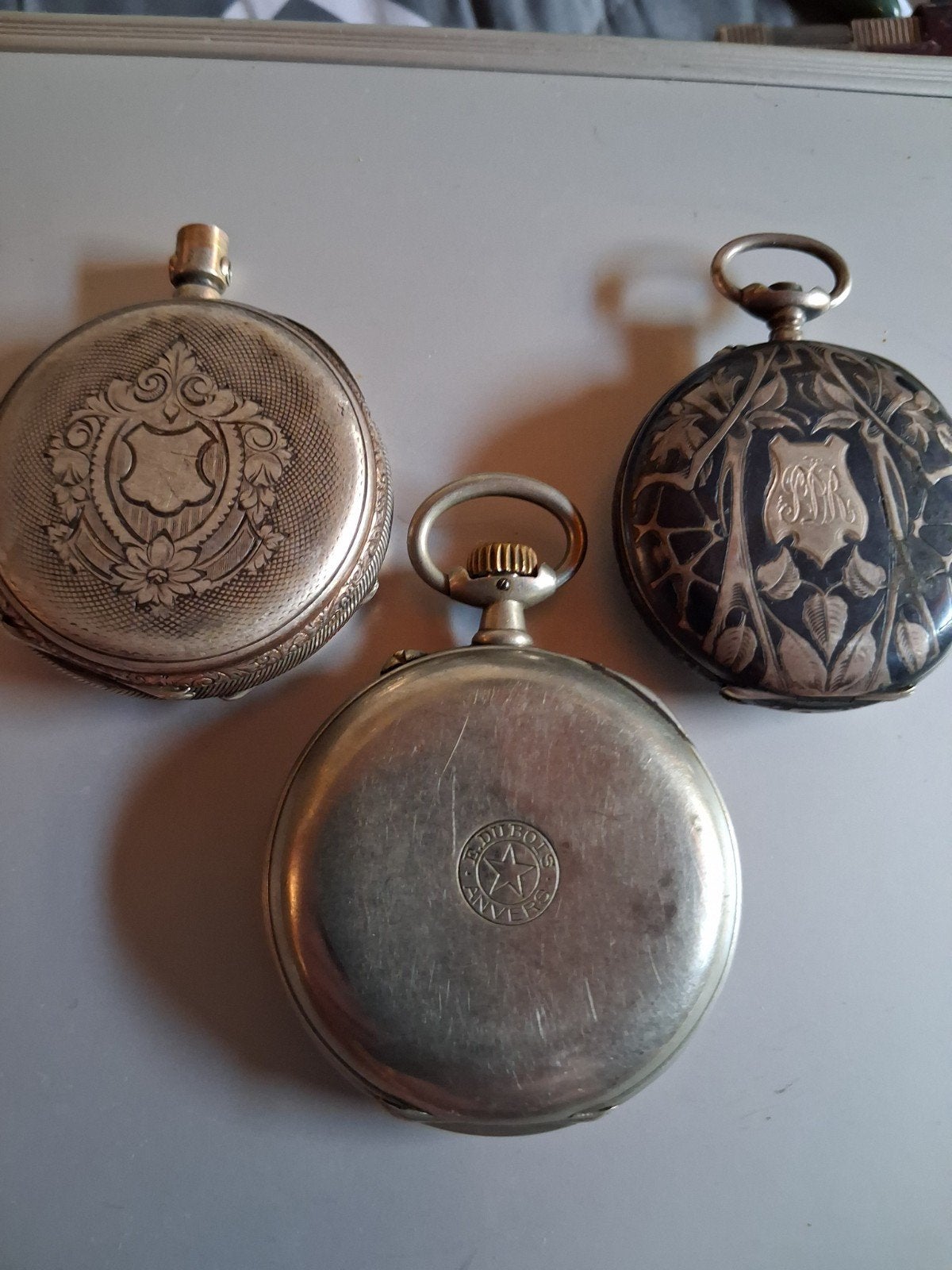 3 horloges voor onderdelen of restauratie, Handtassen en Accessoires, Horloges | Antiek, Ophalen of Verzenden, Longines