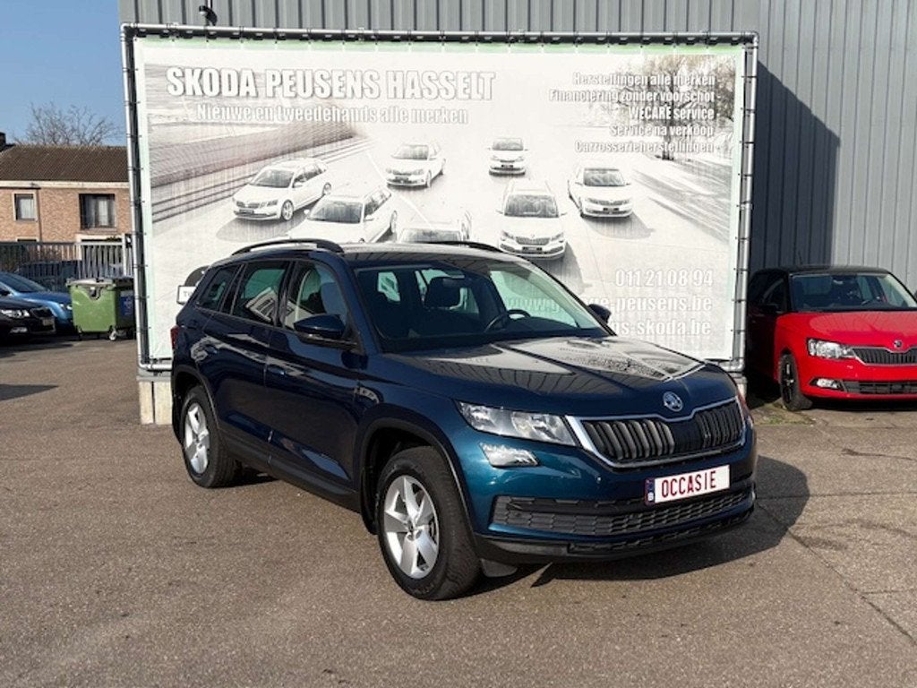 Skoda Kodiaq 1.5 TSI Manueel (bj 2018), Bedrijf, Kodiaq, Blauw, 150 pk