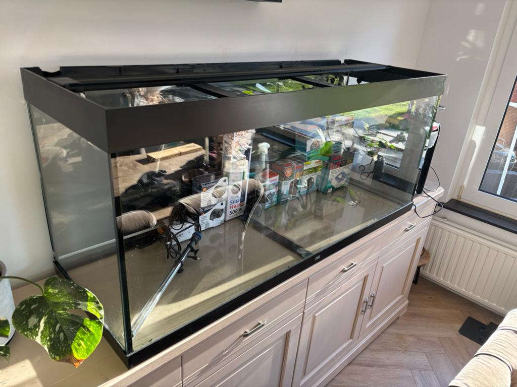 Juwel Rio 450L - Chihiros Wrgb - Dennerle evo deluxe, Aquarium vide, Comme neuf, Enlèvement, Chauffage