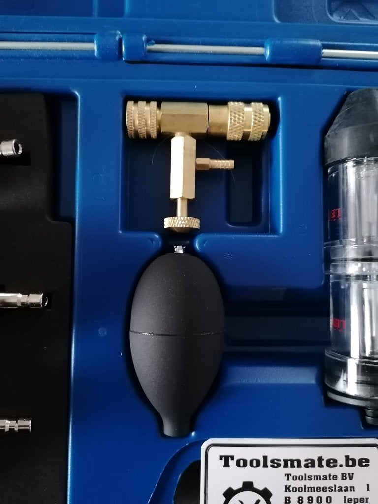 Cilinderkop lek tester kop pakking lek tester met 3 adapters, Auto diversen, Ophalen of Verzenden, Nieuw