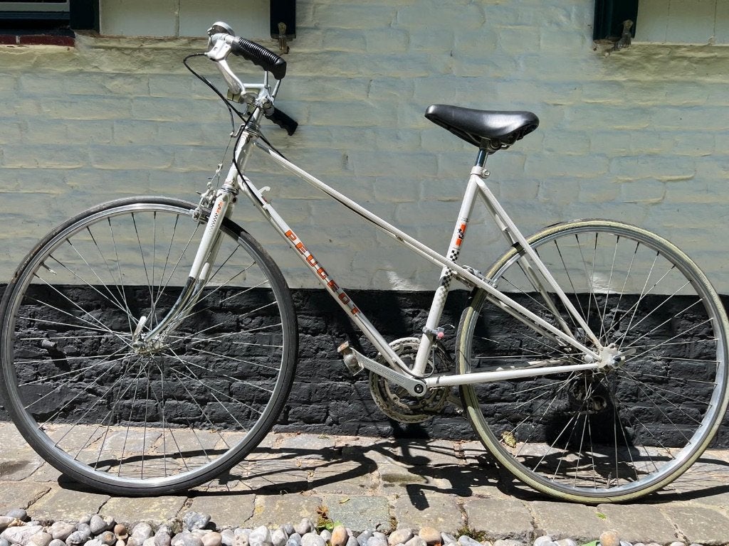 vintage peugeot damesfiets, Fietsen en Brommers, Ophalen, Gebruikt, 10 tot 15 versnellingen, Overige merken