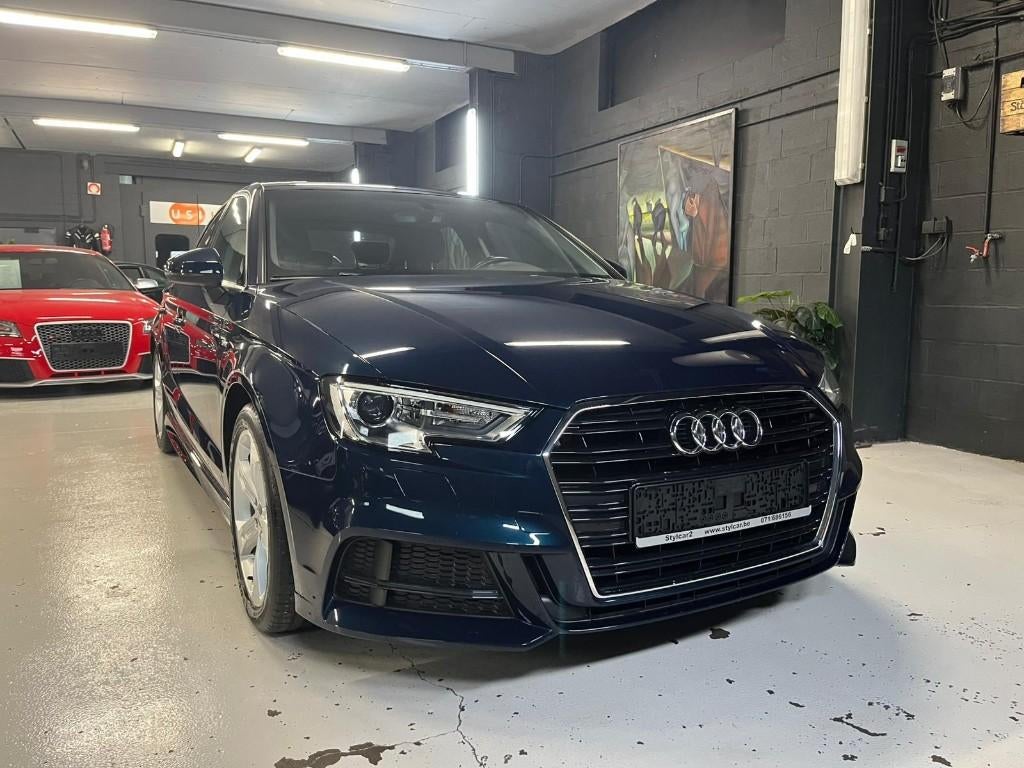 AUDI A3 **S-LINE** 12 MOIS DE GARANTIE, Auto's, Stof, Blauw, Bedrijf, Elektrische ramen