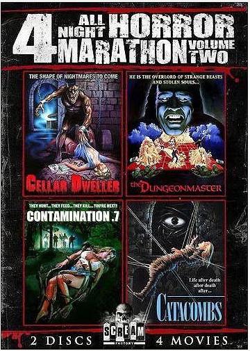 4 All Night Horror Marathon Volume Two (Sealed), Cd's en Dvd's, Dvd's | Horror, Verzenden, Nieuw in verpakking, Monsters