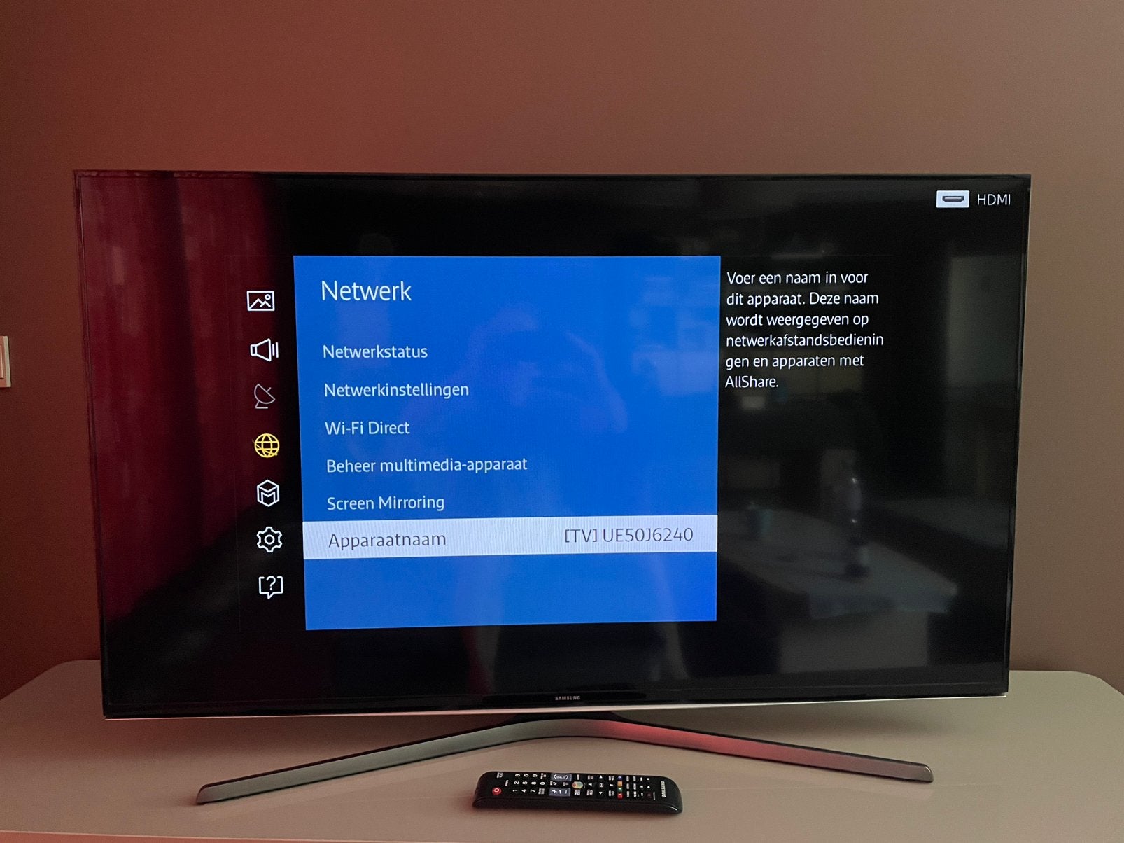 Samsung 50” FHD LCD tv, Audio, Tv en Foto, Televisies, Ophalen, LCD, Zo goed als nieuw, 100 Hz