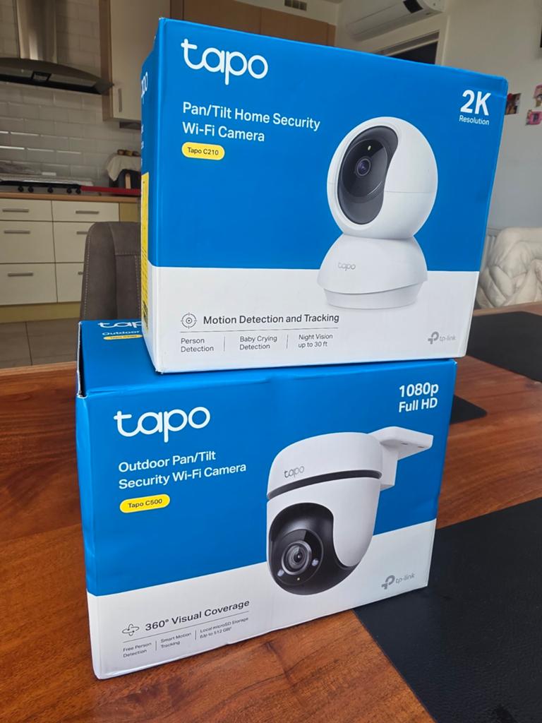 TP-Link Tapo c500 en de c210, Ophalen