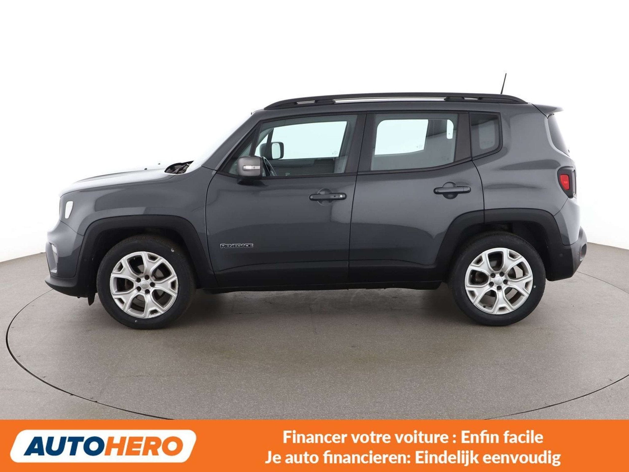Jeep Renegade 1.0 TGDi Limited 4x2, Autos, Argent ou Gris, Euro 6, Détection des panneaux routiers, Boîte manuelle