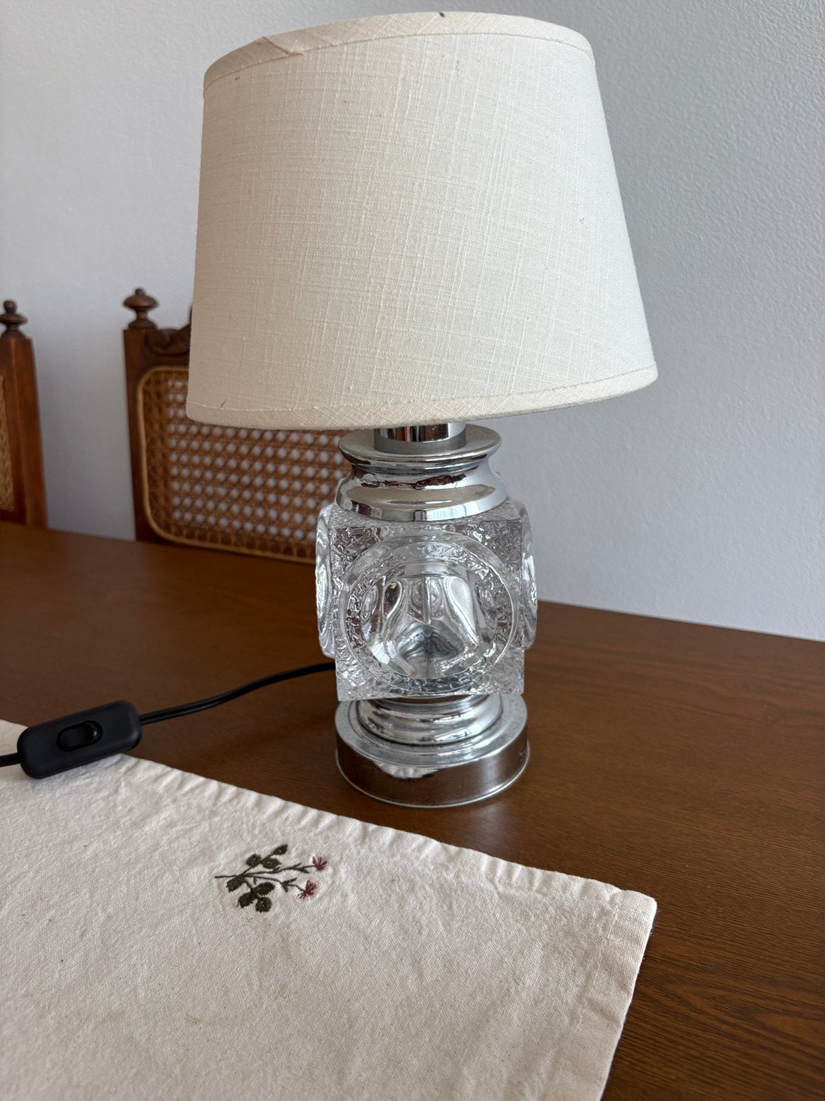 Vintage Peill & Putzler ‘Ice Cube’ tafellamp – ca. 1953, Ophalen, Zo goed als nieuw, Design